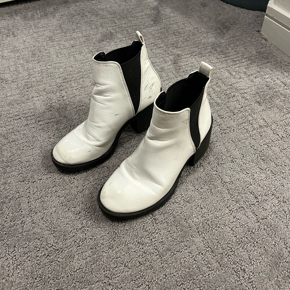 White booties